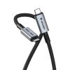 USB kábel, USB-C - USB-C, 1,2 m, 240W, VERBATIM, fekete