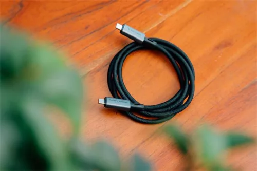 USB kábel, USB-C - USB-C, 1,2 m, 240W, VERBATIM, fekete