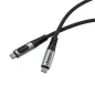   USB kábel, USB-C - USB-C, 1,2 m, 100W, teljesítménykijelzővel, VERBATIM