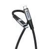 USB kábel, USB-C - USB-C, 1,2 m, 100W, teljesítménykijelzővel, VERBATIM