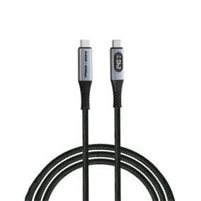   USB kábel, USB-C - USB-C, 1,2 m, 240W, teljesítménykijelzővel, VERBATIM