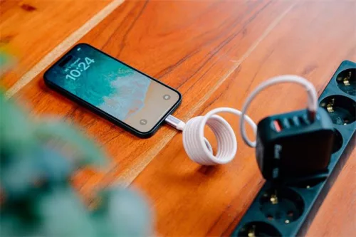 USB kábel, USB-C - USB-C, 1,2 m, 60W, mágneses, VERBATIM, szürke