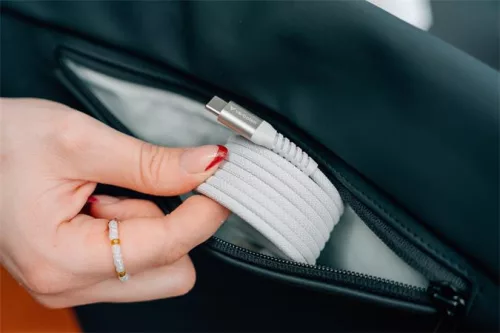 USB kábel, USB-C - USB-C, 1,2 m, 60W, mágneses, VERBATIM, szürke