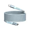 USB kábel, USB-C - USB-C, 1,2 m, 60W, mágneses, VERBATIM, kék