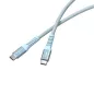   USB kábel, USB-C - USB-C, 1,2 m, 60W, mágneses, VERBATIM, kék