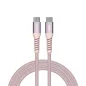   USB kábel, USB-C - USB-C, 1,2 m, 60W, mágneses, VERBATIM, rózsaszín
