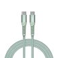   USB kábel, USB-C - USB-C, 1,2 m, 100W, mágneses, VERBATIM, zöld