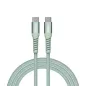   USB kábel, USB-C - USB-C, 1,2 m, 100W, mágneses, VERBATIM, zöld