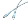 USB kábel, USB-C - USB-C, 1,2 m, 100W, mágneses, VERBATIM, kék