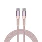   USB kábel, USB-C - USB-C, 1,2 m, 100W, mágneses, VERBATIM, rózsaszín