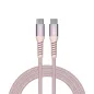   USB kábel, USB-C - USB-C, 1,2 m, 100W, mágneses, VERBATIM, rózsaszín