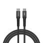   USB kábel, USB-C - USB-C, 1,2 m, 60W, mágneses, VERBATIM, fekete