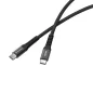   USB kábel, USB-C - USB-C, 1,2 m, 100W, mágneses, VERBATIM, fekete