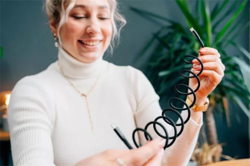 USB kábel, USB-C - USB-C, 1,2 m, 100W, mágneses, VERBATIM, fekete