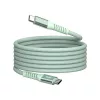 USB kábel, USB-C - USB-C, 1,2 m, 60W, mágneses, VERBATIM, zöld