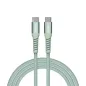   USB kábel, USB-C - USB-C, 1,2 m, 60W, mágneses, VERBATIM, zöld