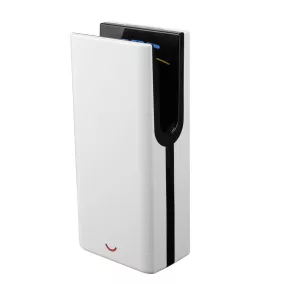   Kézszárító, légpengés, kézbedugós, ABS fehér, fekete belsővel, szénkefe nélküli motorral 1750W