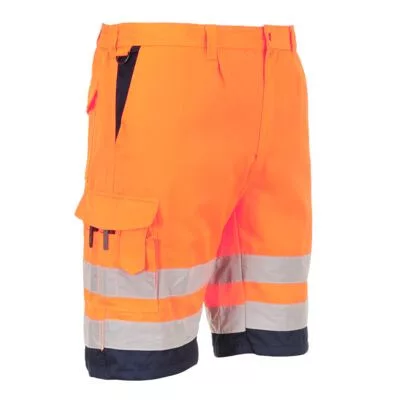 Hi-Vis könnyű poli-pamut rövidnadrág
