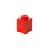 Tárolódoboz, szögletes, LEGO, piros