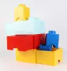 Tárolódoboz, szögletes, LEGO, sárga