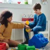 Tárolódoboz, fiókos, LEGO "Brick", kék