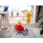   Tárolódoboz íróasztalra, fiókos, LEGO "Brick 2x2", piros