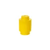Tárolódoboz, henger, LEGO, sárga