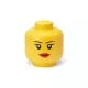 Tárolódoboz, fej, nagy, LEGO, Girl