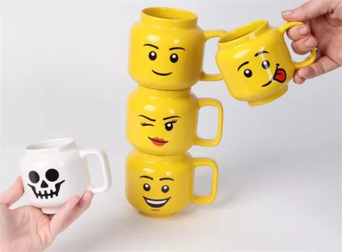 Bögre, kerámia, 255 ml, LEGO, Silly