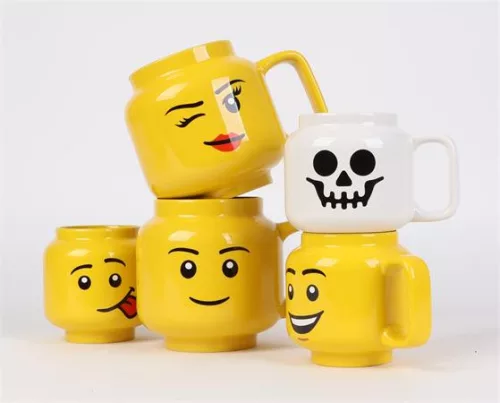 Bögre, kerámia, 255 ml, LEGO, Silly