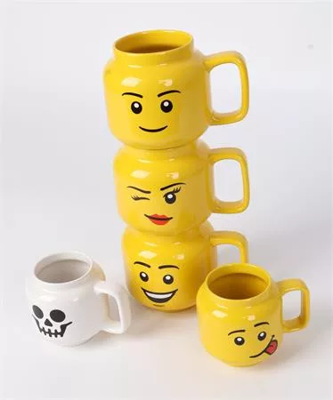 Bögre, kerámia, 255 ml, LEGO, Skeleton