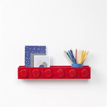 Fali polc, LEGO "Brick 6", piros