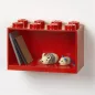 Polc, LEGO "Brick 2x4", piros