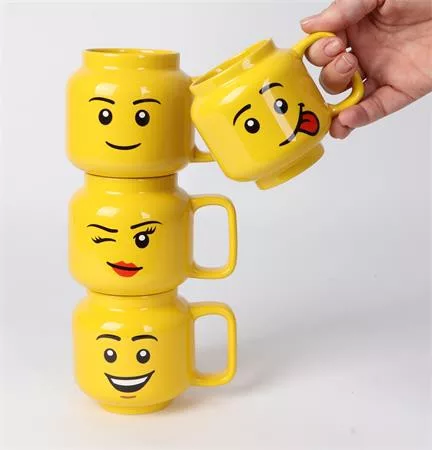 Bögre, kerámia, 530 ml, LEGO, Winky