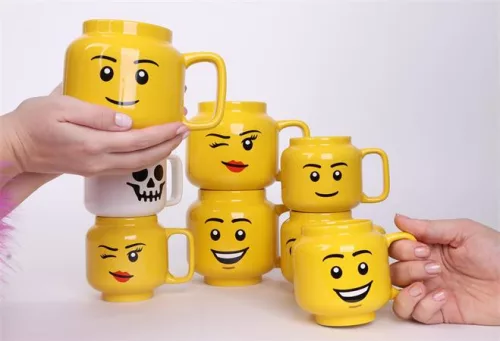 Bögre, kerámia, 530 ml, LEGO, Happy Boy