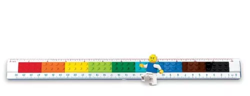 Vonalzókészlet, 2 darabos, mini figurával, LEGO
