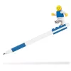 Zseléstoll, 0,7 mm, kupakos, mini figurával, LEGO, kék