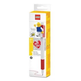 Zseléstoll, 0,7 mm, kupakos, mini figurával, LEGO, piros