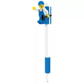 Zseléstoll, 0,7 mm, kupakos, mini figurával, LEGO, kék