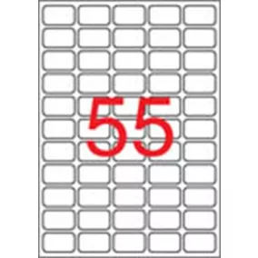   Etikett, univerzális, 36,8x23,8 mm, eltávolítható, kerekített sarkú, APLI, 5500 etikett/csomag