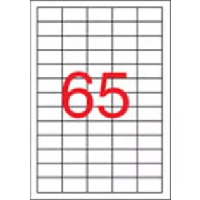   Etikett, univerzális, 38x21,2 mm, eltávolítható, APLI, 6500 etikett/csomag