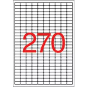   Etikett, univerzális, 17,8x10 mm, eltávolítható, kerekített sarkú, APLI, 6750 etikett/csomag