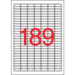   Etikett, univerzális, 25,4x10 mm, eltávolítható, kerekített sarkú, APLI, 4725 etikett/csomag