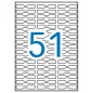   Etikett, 45x8 mm, eltávolítható, ékszerekhez, A5 hordozón, APLI, 765 etikett/csomag