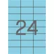 Etikett, 70x37 mm, színes, APLI, pasztell kék, 480 etikett/csomag