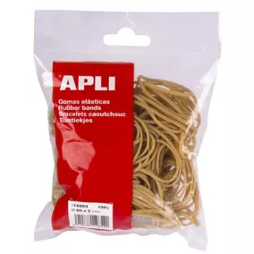 Postázógumi, 60X2 mm, APLI, 100g