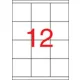 Etikett, univerzális, 70x67,7 mm, APLI, 1200 etikett/csomag