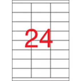 Etikett, univerzális, 70x33,8 mm, APLI, 2400 etikett/csomag