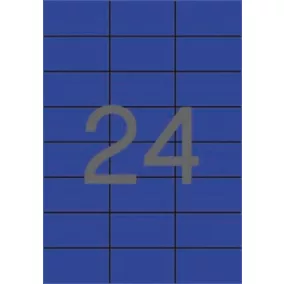 Etikett, 70x37 mm, színes, APLI, kék, 480 etikett/csomag