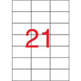   Etikett, univerzális, 70x42,4 mm, APLI, 10500 etikett/csomag